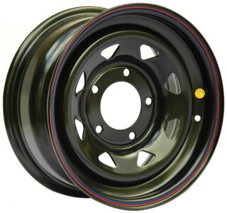 Диск штамп. Off-Road Wheels УАЗ 17x8.0J/5x139.7 D110 ET15 Черный