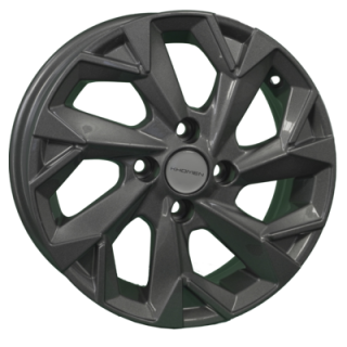 Диск литой Khomen Wheels KHW1402 (Vaz/Datsun) 14x5.5J/4x98 D58.5 ET35 Gray
