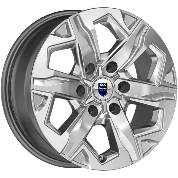 Диск литой КиК Тейт 17x7.5J/6x139.7 D106.1 ET25 дарк платинум