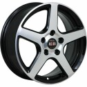 Диск литой Alcasta M62 16x6.5J/5x105 D56.6 ET38 BKF