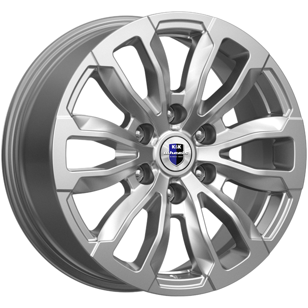 Диск литой КиК Меконг 18x7.5J/6x139.7 D100.1 ET36 дарк платинум