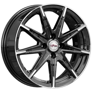 Диск литой iFree Хит (KC1081) 16x6.0J/4x100 D54.1 ET45 блэк джек