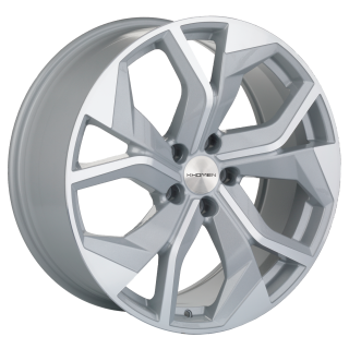 Диск литой Khomen Wheels KHW2006 (Q8) 20x8.5J/5x112 D66.5 ET20 Brilliant Silver-FP