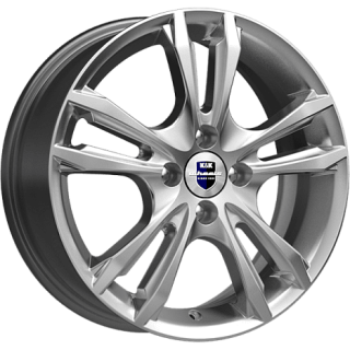 Диск литой КиК Samara-оригинал 16x6.0J/4x100 D54.1 ET49 дарк платинум