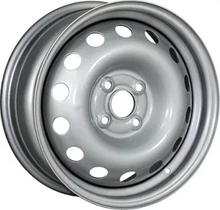 Диск штамп. Trebl 52A49A 13x5.0J/4x100 D56.6 ET49 Silver