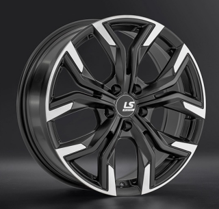 Диск литой LS Wheels FlowForming RC92 18x7.5J/5x108 D65.1 ET45 BKSF