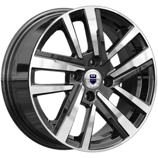 Диск литой КиК Хант 15x6.0J/4x100 D67.1 ET45 алмаз черный