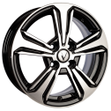 Диск литой Вектор K111 15x6.0J/4x100 D54.1 ET46 алмаз черный
