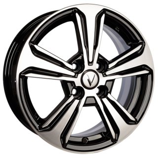 Диск литой Вектор K111 15x6.0J/4x100 D54.1 ET46 алмаз черный