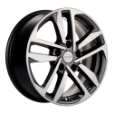 Диск литой Khomen Wheels KHW1612 (Seltos) 16x6.5J/5x114.3 D67.1 ET43 Gray-FP для MITSUBISHI Outlander XL