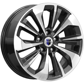 Диск литой КиК Авиор 17x7.0J/5x108 D65.1 ET40 алмаз чёрный