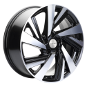 Диск литой Khomen Wheels KHW1801 18x7.5J/5x114.3 D60.1 ET39 Black-FP