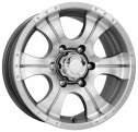Диск литой КиК Байконур 16x8.0J/6x139.7 D110.1 ET-15 дарк_платинум