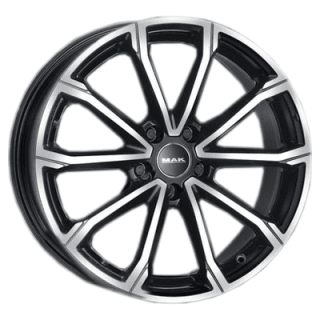 Диск литой MAK DaVinci 19x8.0J/5x114.3 D76.1 ET35 Black mirror