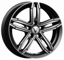 Диск литой Вектор В256 16x6.5J/5x114.3 D67.1 ET45 алмаз черный