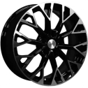 Диск литой Khomen Wheels KHW1718 (K5/Sonata/Tucson/JAC J7) 17x7.0J/5x114.3 D67.1 ET48 Black-FP