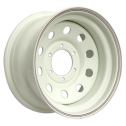 Диск штамп. ZEPP Nissan Navara D40 3.0TD 17x8.0J/6x114.3 D66.1 ET-10 белый