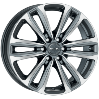 Диск литой MAK Safari 17x7.5J/6x139.7 D106.1 ET25 Gunmetal Mirror Face5