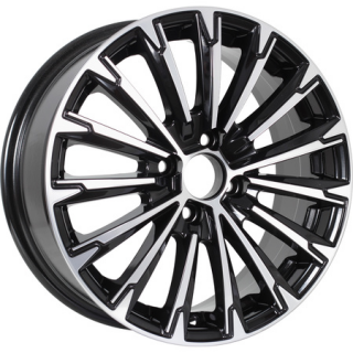 Диск литой KDW KD1610 16x6.5J/5x108 D63.3 ET50 Black_Front_Polished