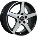 Диск литой Alcasta M62 16x6.5J/5x114.3 D67.1 ET43 BKF
