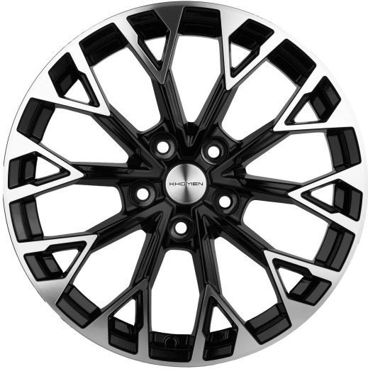 Диск литой Khomen Wheels KHW1718 (Jolion) 17x7.0J/5x114.3 D66.5 ET37 Black-FP