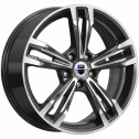 Диск литой КиК Karrera Light 18x7.0J/5x114.3 D67.1 ET38 алмаз чёрный