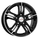 Диск литой КиК Trinity-оригинал 15x6.0J/5x114.3 D67.1 ET46 Almaz black