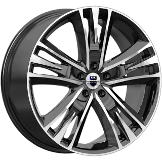 Диск литой КиК Атлас 20x8.5J/5x108 D63.3 ET45 алмаз чёрный
