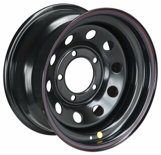 Диск штамп. Off-Road Wheels Toyota Land Cruiser 100 16x8.0J/5x150 D113 ET-14 Черный