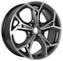 Диск литой Khomen Wheels KHW1702(Teana/X-trail) 17x7.0J/5x114.3 D66.1 ET45 Gray-FP