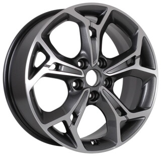Диск литой Khomen Wheels KHW1702(Teana/X-trail) 17x7.0J/5x114.3 D66.1 ET45 Gray-FP