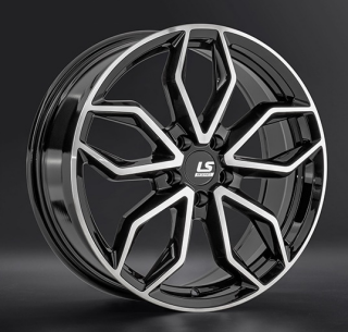 Диск литой LS Wheels FlowForming RC104 18x7.5J/5x114.3 D67.1 ET45 BKF