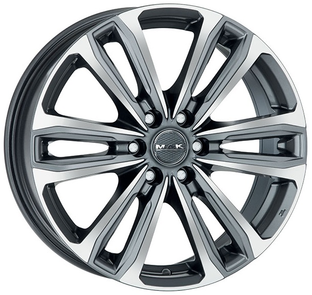 Диск литой MAK Safari 6 17x7.5J/6x139.7 D93.1 ET50 Gunmetal Mirror Face1