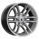 Диск литой КиК Алгама (КС762) 17x8.0J/6x139.7 D106.1 ET0 ДАРК ПЛАТИНУМ
