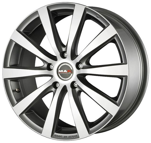 Диск литой MAK Iguan 18x8.0J/5x114.3 D76.1 ET40 Graphite-Mirror Face