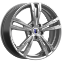 Диск литой КиК Karrera Light 18x7.0J/5x114.3 D66.1 ET40 дарк платинум