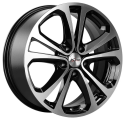 Диск литой X'trike X-113 17x7.0J/5x108 D60.1 ETET33 BK/FP