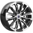 Диск литой КиК Меконг (KC959) 18x7.5J/6x139.7 D106.1 ET25 алмаз черный
