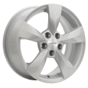 Диск литой Khomen Wheels KHW1504 (Fabia) 15x6.0J/5x100 D57.1 ET43 F-Silver