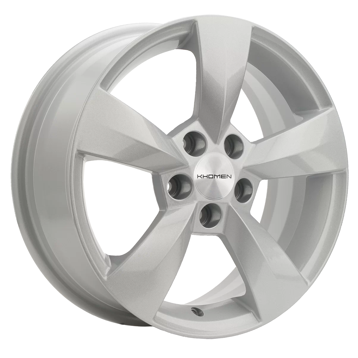 Диск литой Khomen Wheels KHW1504 (Fabia) 15x6.0J/5x100 D57.1 ET43 F-Silver для TOYOTA Carina