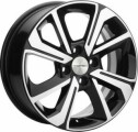 Диск литой Khomen Wheels 1501 15x6.0J/4x100 D60.1 ET40 Black-FP