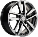 Диск литой Khomen Wheels KHW1612 (Elantra/Ceed/Cerato/i30) 16x6.5J/5x114.3 D67.1 ET50 Gray