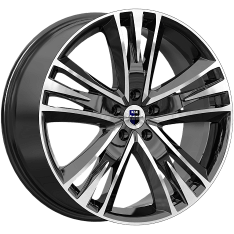 Диск литой КиК Атлас 20x8.5J/5x120 D72.6 ET45 алмаз чёрный