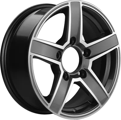 Диск литой Khomen Wheels KHW1614 (Niva 4x4) 16x6.5J/5x139.7 D98.5 ET40 Gray-FP