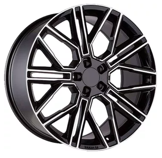 Диск литой Khomen Wheels KHW2101 (Li 7/9) 21x9.5J/5x120 D62.5 ET45.5 Black-FP