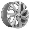Диск литой Khomen Wheels KHW1402 (Accent/Getz/i20) 14x5.5J/4x100 D67.1 ET38 F-Silver-FP