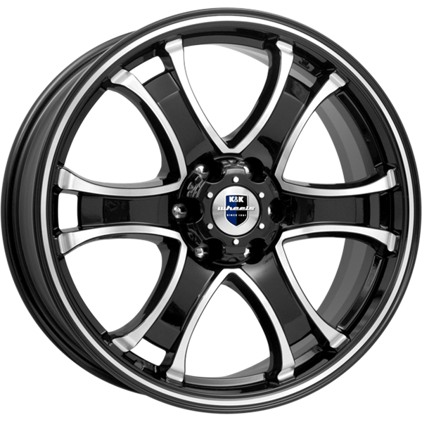 Диск литой КиК Балеар 18x7.5J/6x139.7 D106.1 ET30 алмаз чёрный