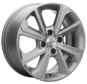 Диск литой Khomen Wheels 1501 15x6.0J/4x100 D54.1 ET48 F-Silver