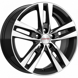 Диск литой КиК Rassvet 16x6.5J/5x105 D56.6 ET38 алмаз чёрный
