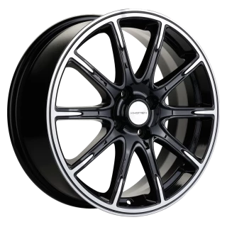 Диск литой Khomen Wheels KHW1707 (Lada Vesta Cross) 17x6.5J/4x100 D60.1 ET43 Black-FP